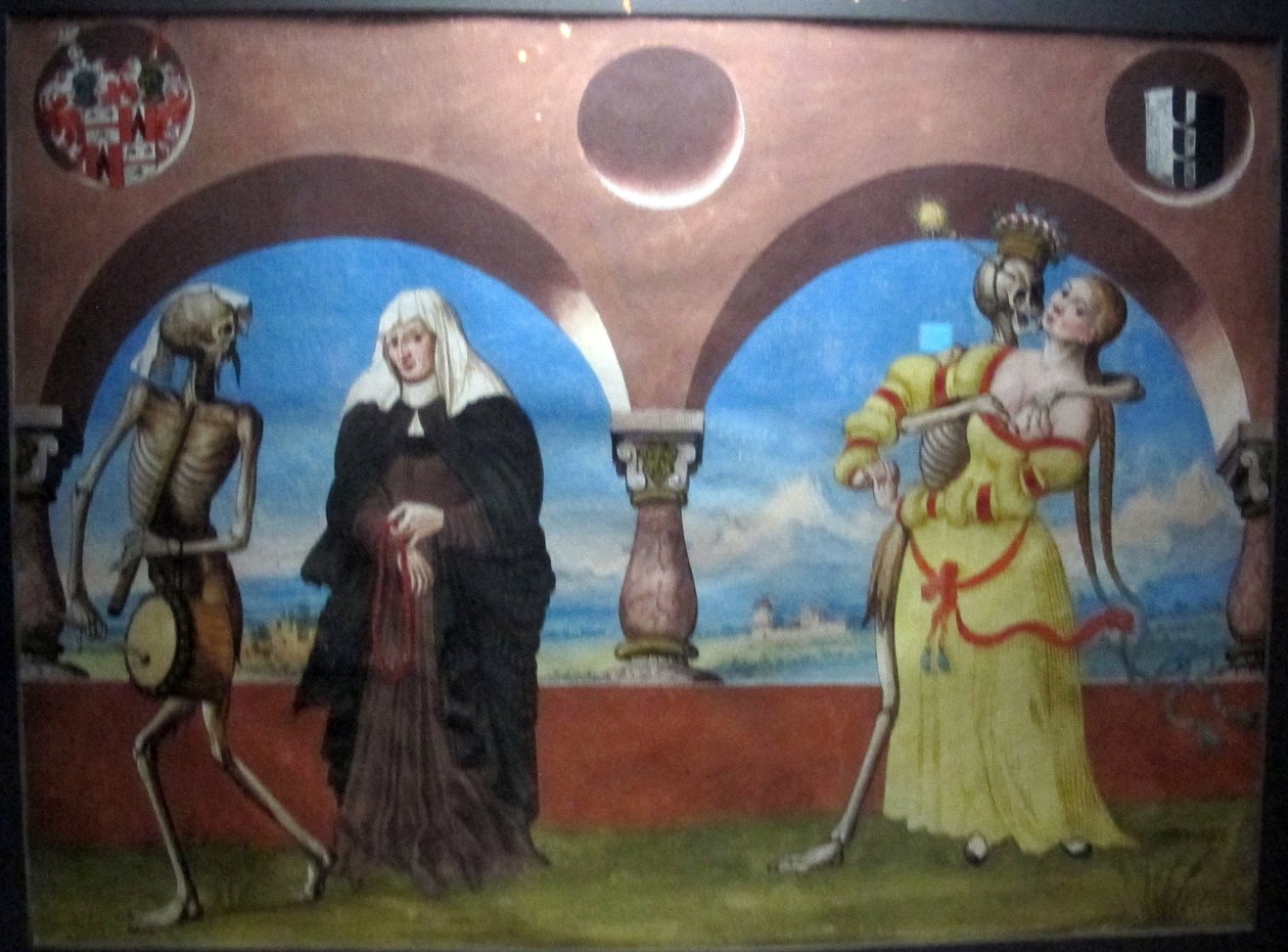 Copia de la danza macabra del cementerio dominicano de Berna de Sailko Sailko
