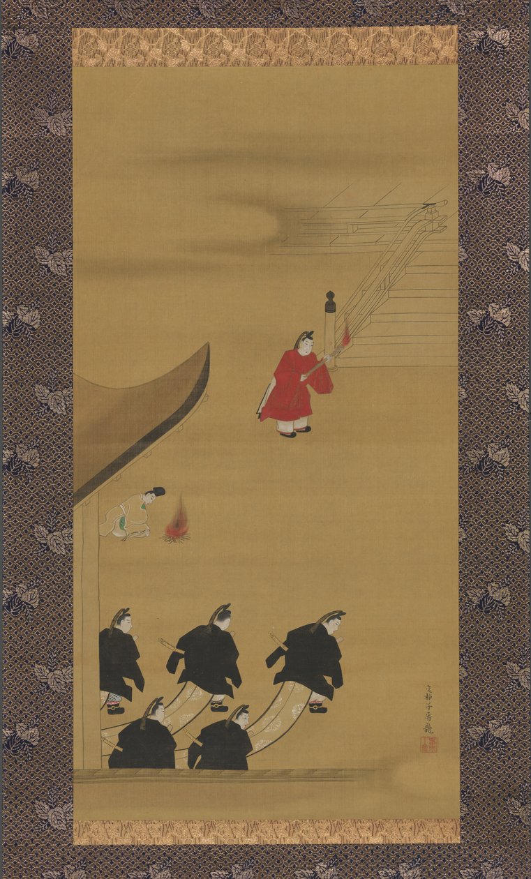 Actividades de los Doce Meses Tsukinami-e, finales de la década de 1790 de Sakai Hoitsu