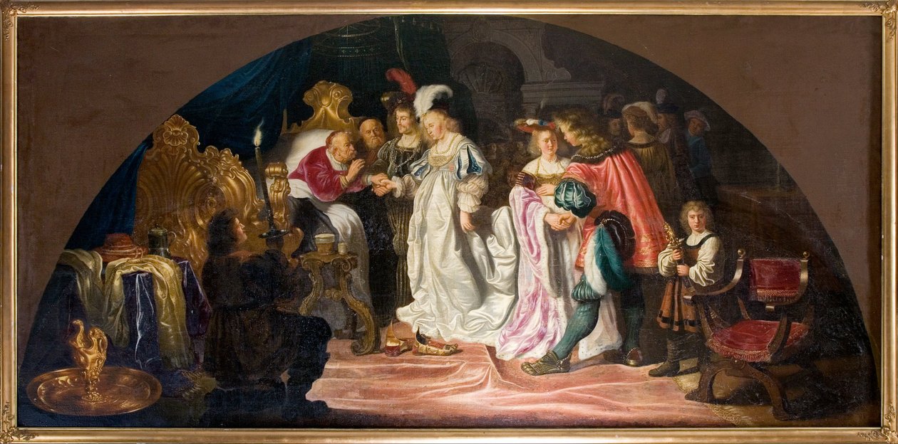 Los dobles desposorios reales o nupcias de 1502 de Salomon Koninck