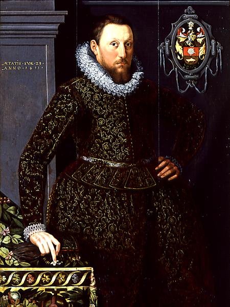 Retrato de Jacob Cornelisz Nobel, 1611 de Salomon Mesdach