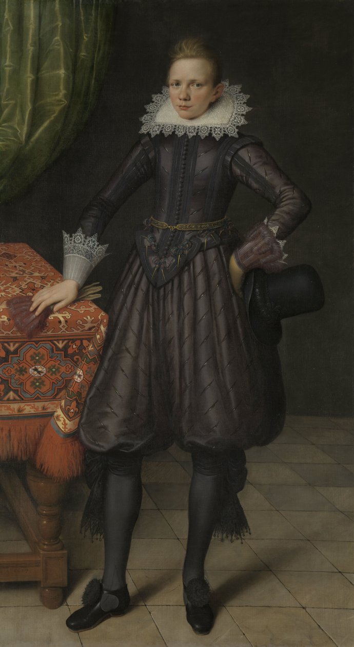 Retrato de un joven, probablemente Peter Courten (1599-1624) de Salomon Mesdach