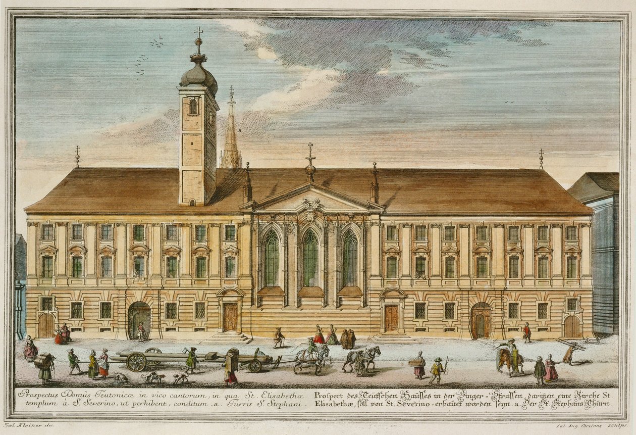 Casa de la Orden de Caballeros Teutónicos en Viena ... de Salomon (after) Kleiner