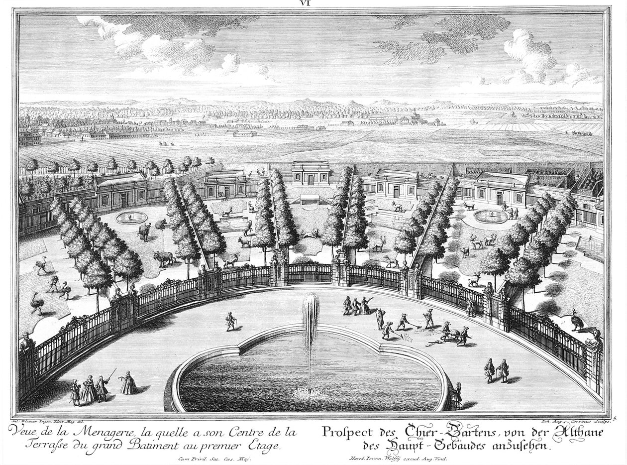 vista del zoológico de Salomon Kleiner