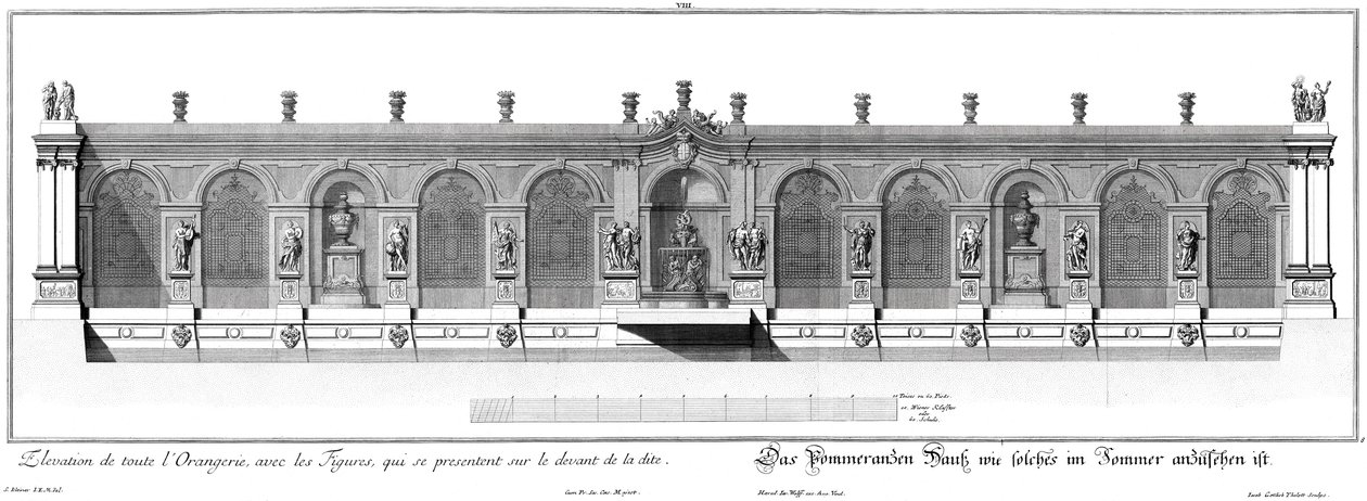 Elevación de la casa de la naranja amarga en el estado de verano de Salomon Kleiner