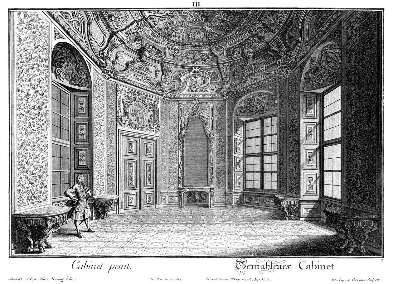 Gabinete pintado de Salomon Kleiner