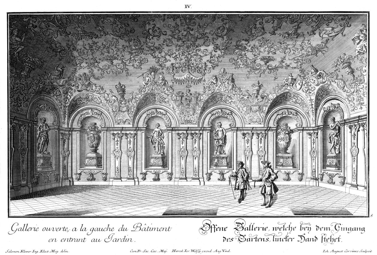 Galería abierta en el ala oeste de Salomon Kleiner