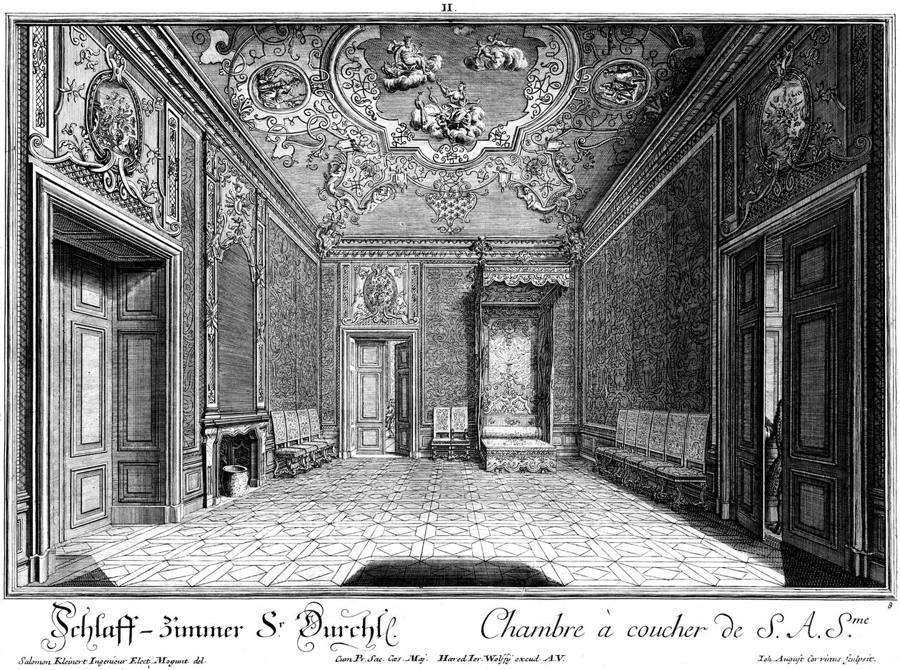 El dormitorio del príncipe Eugenio de Salomon Kleiner