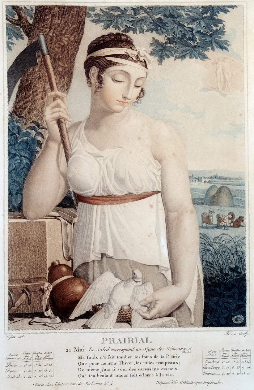 Calendario revolucionario del 21 de mayo: “Prairial: El sol está en el signo de Géminis” de Salvadore Tresca