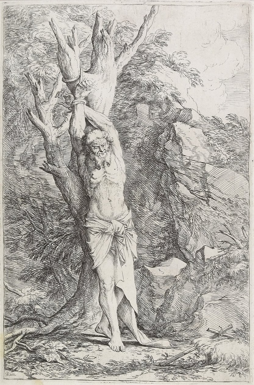 Albert, (Sufriendo Penitencia Autoimpuesta), 1662-1663 de Salvator Rosa