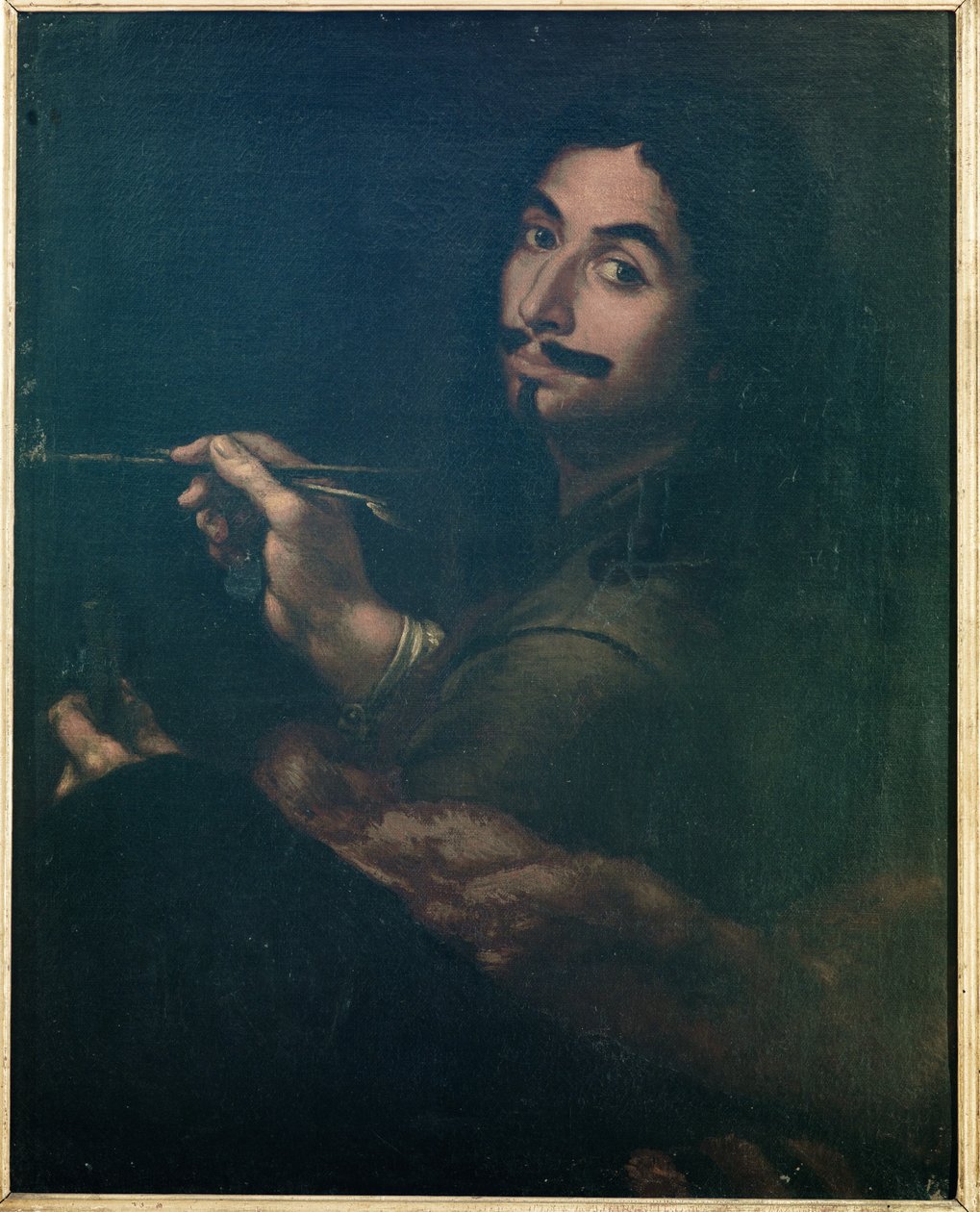 Autorretrato, c.1642 de Salvator Rosa