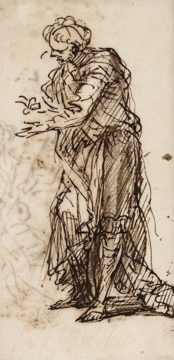 Figura Masculina de Pie de Salvator Rosa