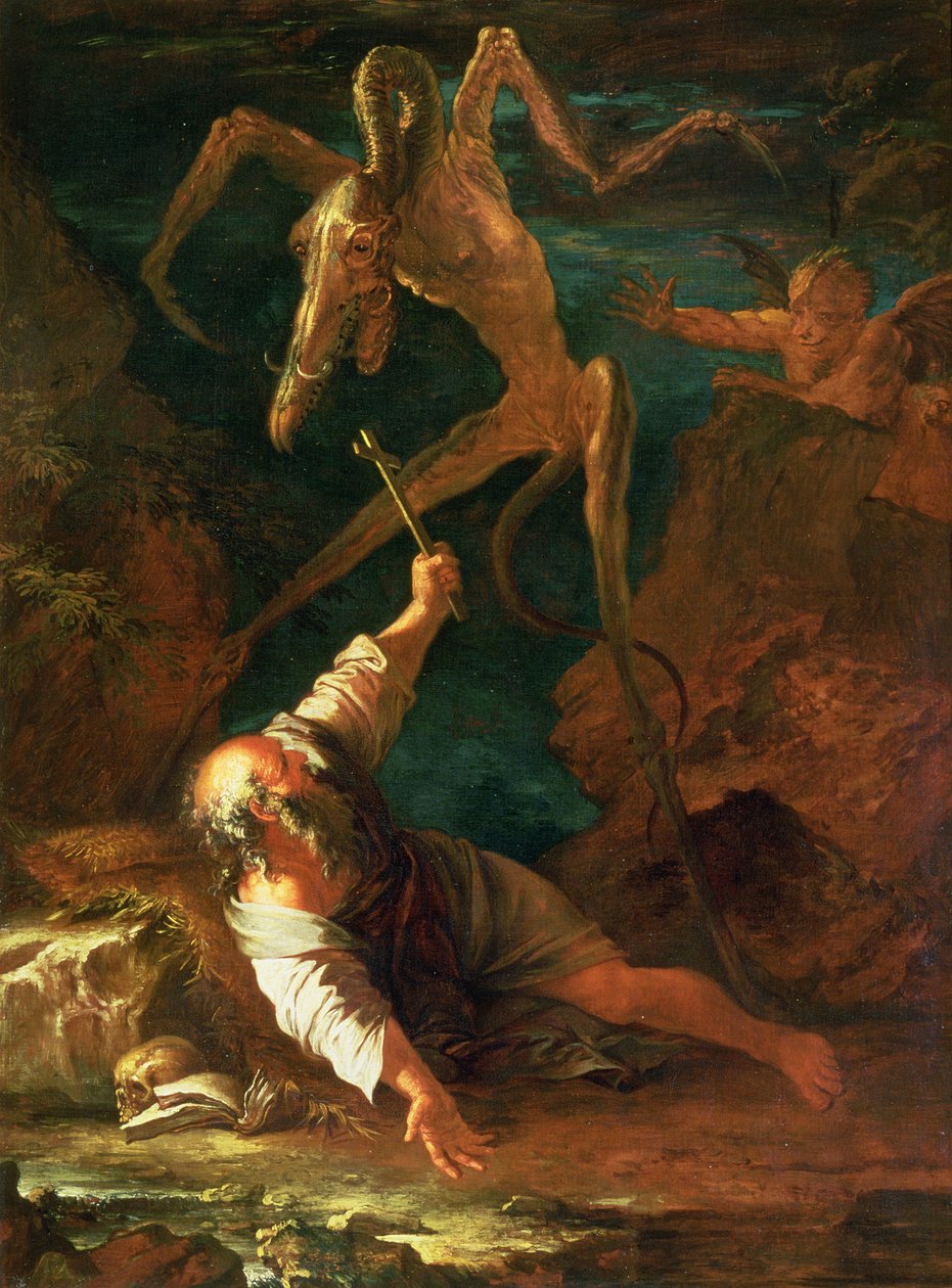 La tentación de San Antonio de Salvator Rosa