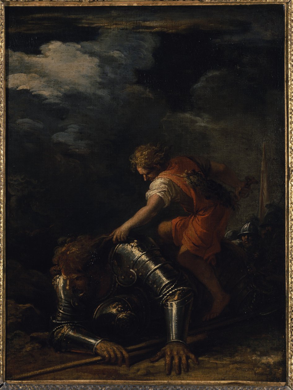 David y Goliat de Salvator Rosa