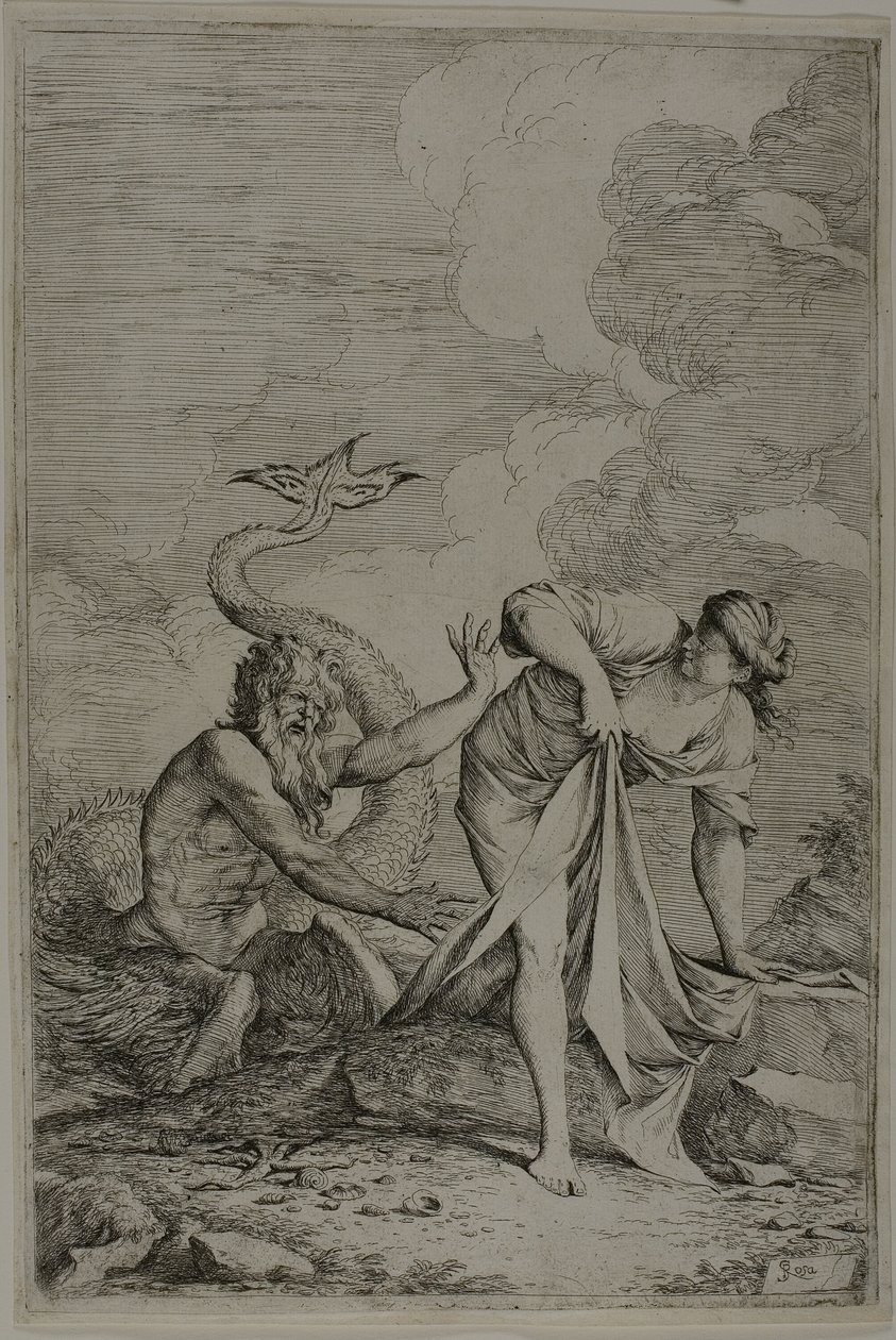 Glauco y Escila de Salvator Rosa