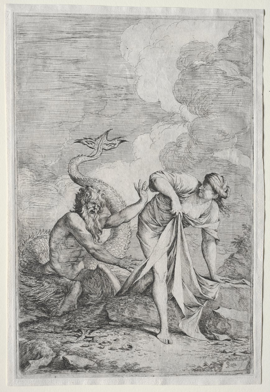 Glaucus and Scylla de Salvator Rosa
