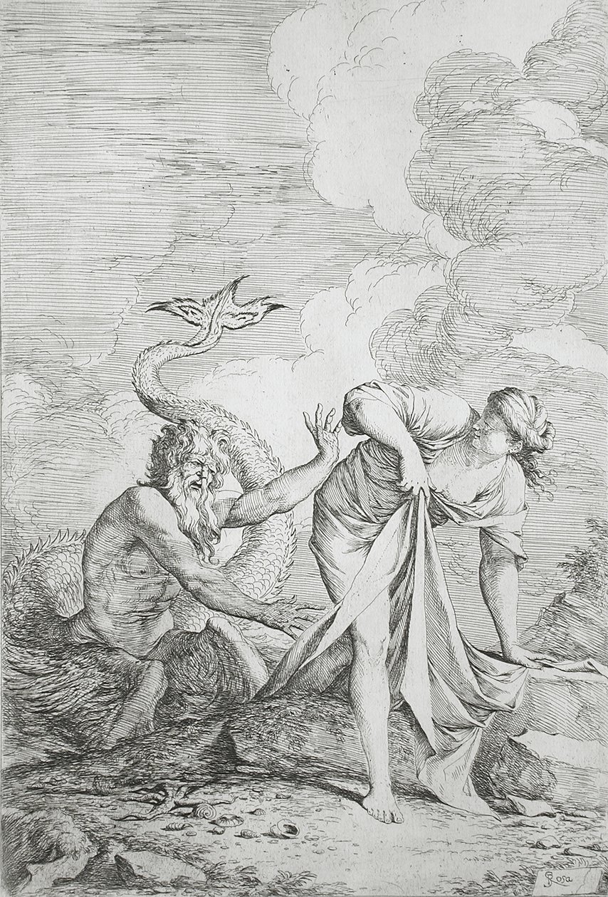 Glauco y Escila de Salvator Rosa