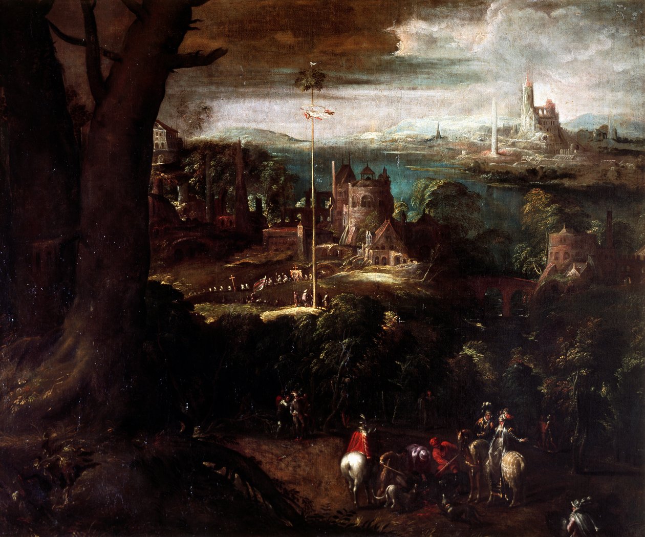 Marina, Escuela de Salvator Rosa de Salvator Rosa
