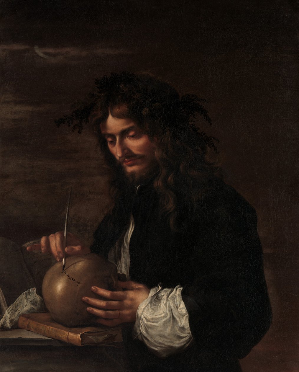 Autorretrato, ca. 1647 de Salvator Rosa