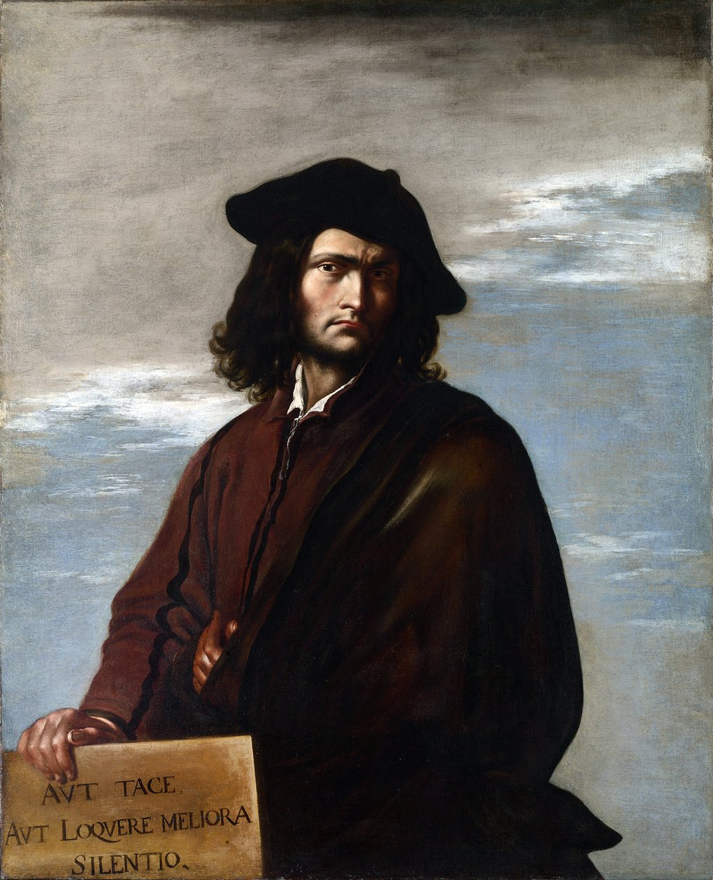 Autorretrato, c.1645 de Salvator Rosa