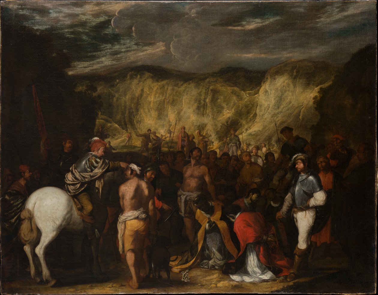 El martirio de San Januario y sus compañeros de Salvator Rosa
