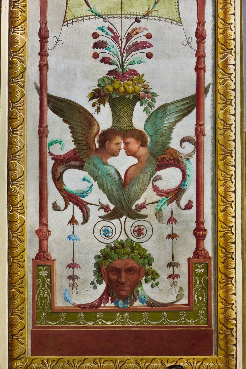 Frisos decorativos de estilo pompeyano (fresco) de Salvatore Gregorietti