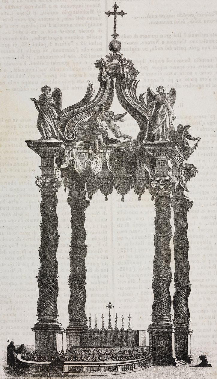 Baldaquino de San Pedro (copón) de Salvatore Puglia