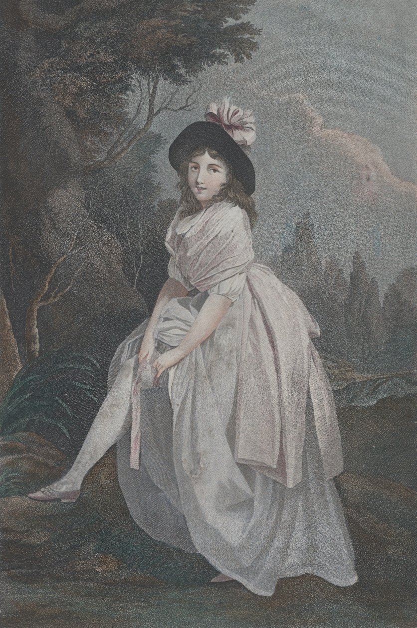 La Jarretera, ca. 1810 de Salvatore Tresca