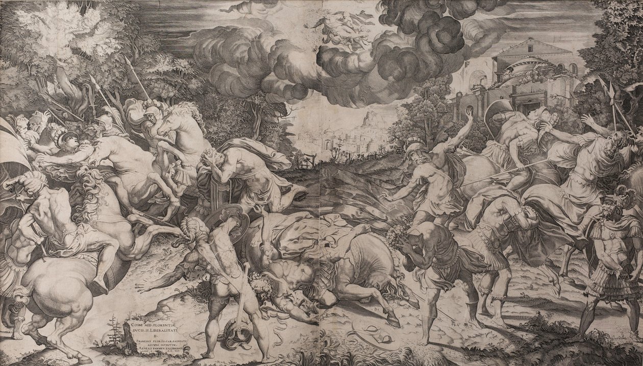 La conversión de San Pablo, 1545 de Salviati