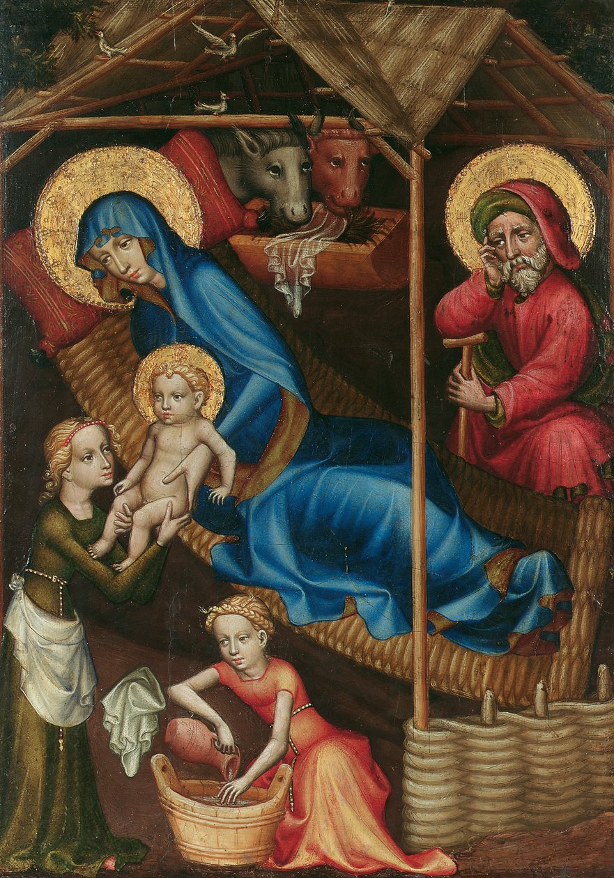 nacimiento de cristo de Salzburger Maler