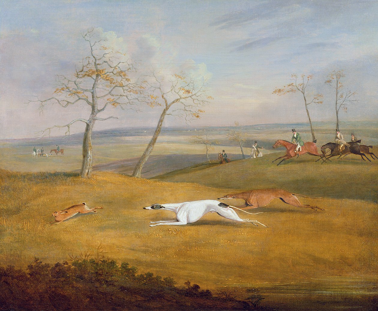 Caza con galgos: la persecución de Samuel Henry Alken