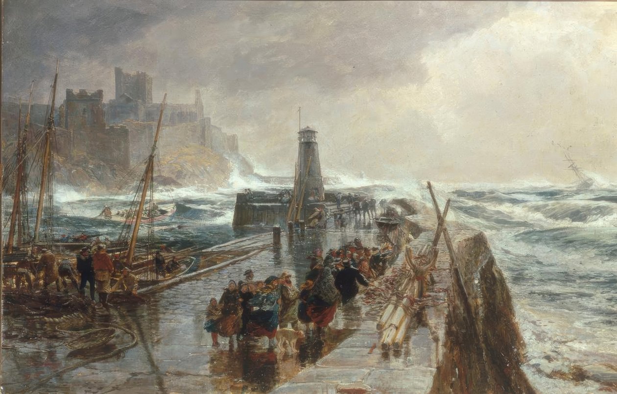 Puerto de Peel, Isla de Man de Samuel Bough