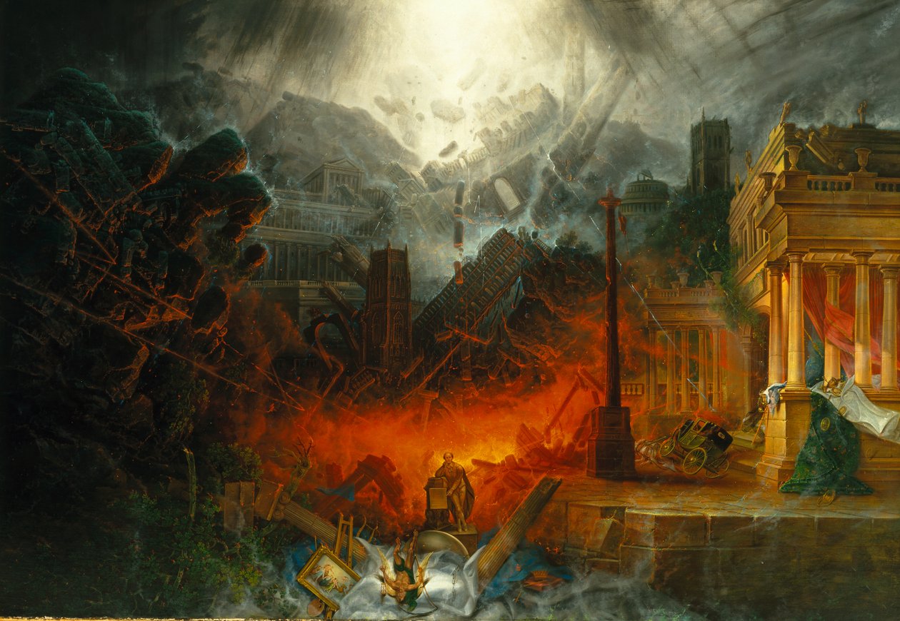 El borde de la perdición, 1836-38 de Samuel Colman