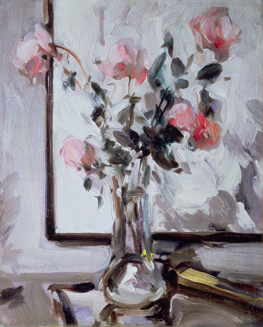 Naturaleza muerta con rosas de Samuel John Peploe