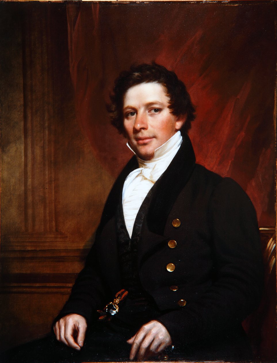 Retrato de Ashfield Ellis, c.1835 de Samuel Lovett Waldo