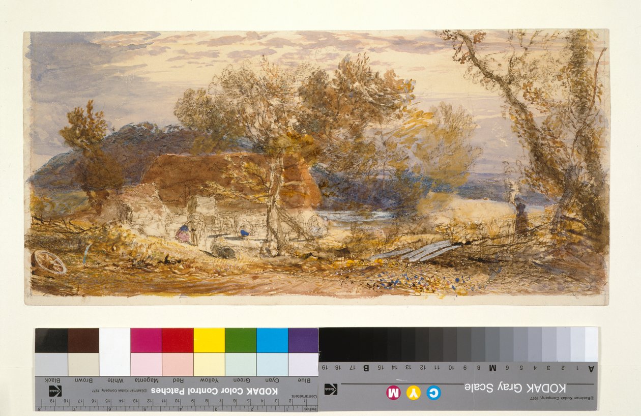 Una granja en Kent, c.1826-32 de Samuel Palmer