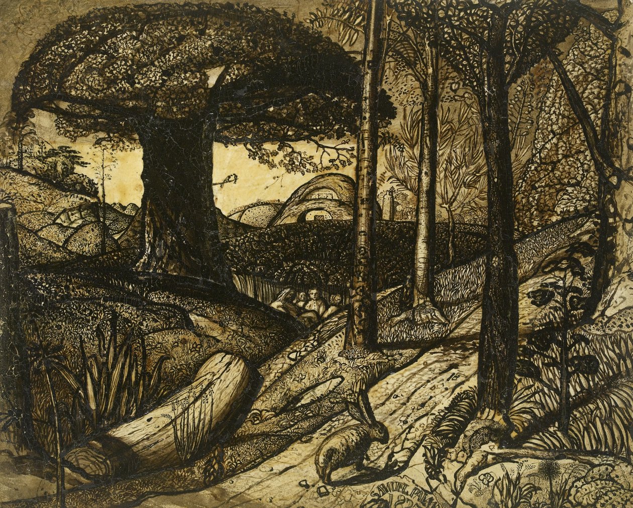 Madrugada, 1825 de Samuel Palmer