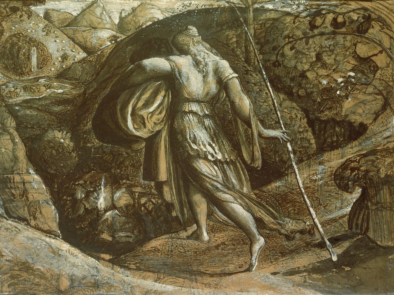 Ruth regresando de espigar de Samuel Palmer