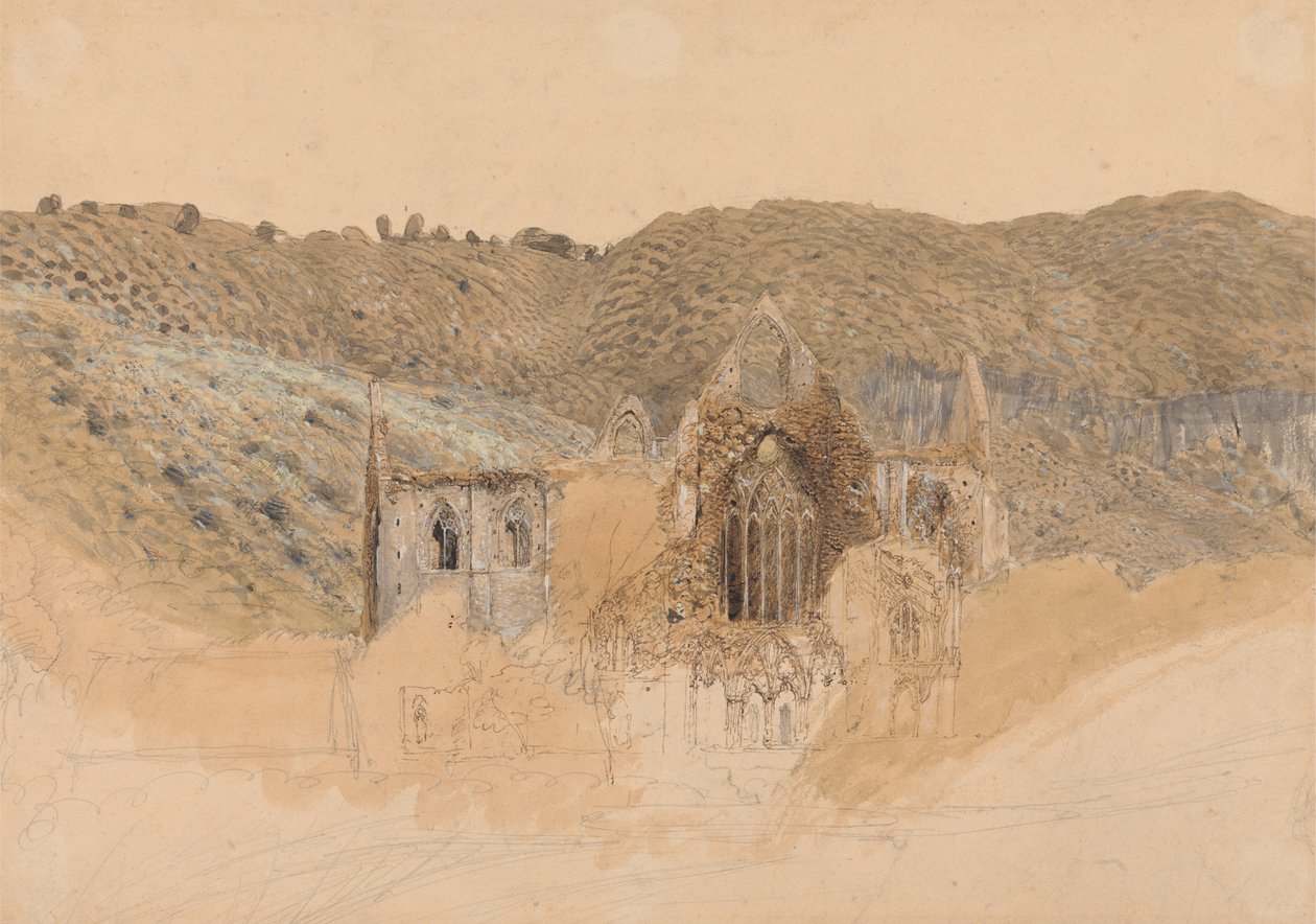 Abadía de Tintern, 1835 de Samuel Palmer