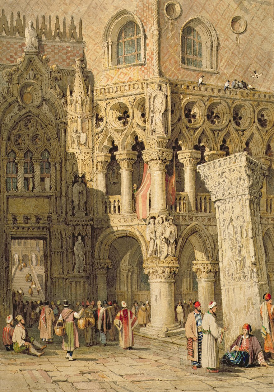 El Palacio Ducal, Venecia de Samuel Prout