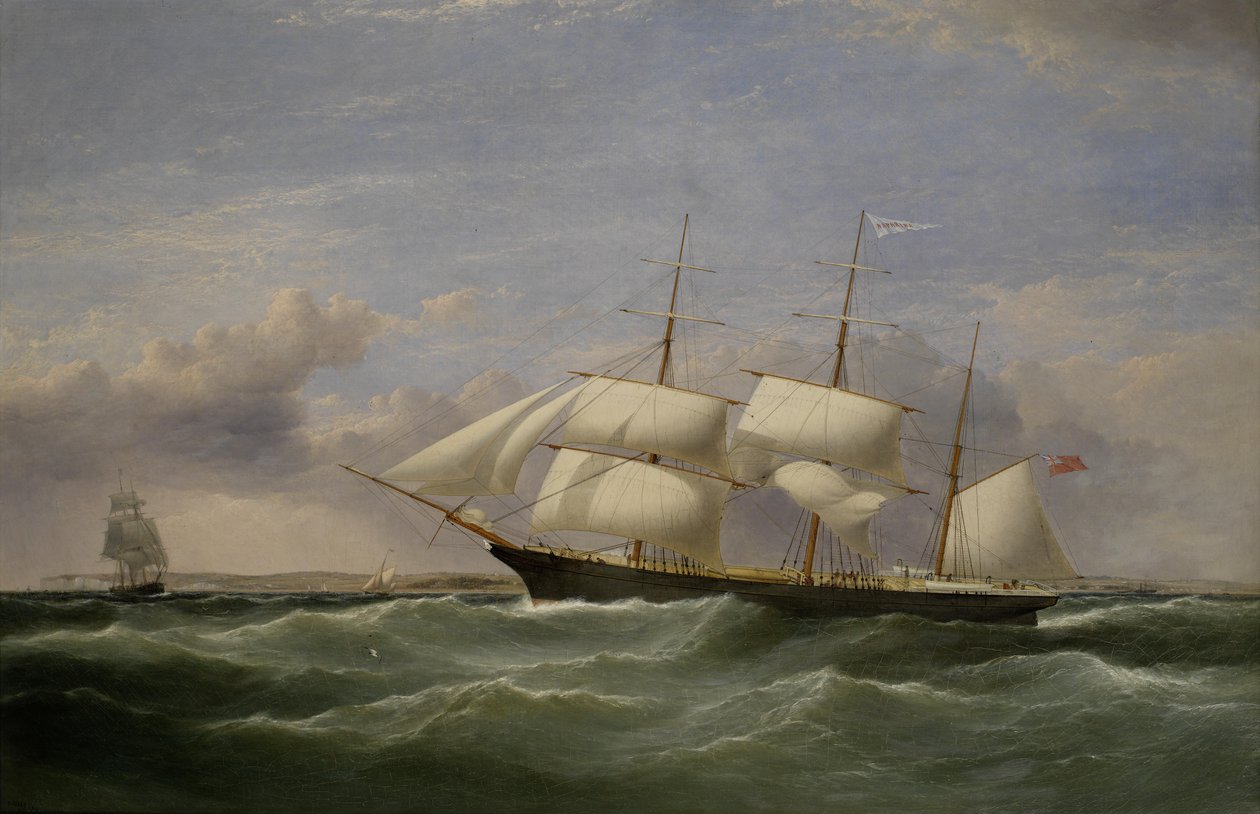 El barco Naparima saliendo de Deal de Samuel Walters