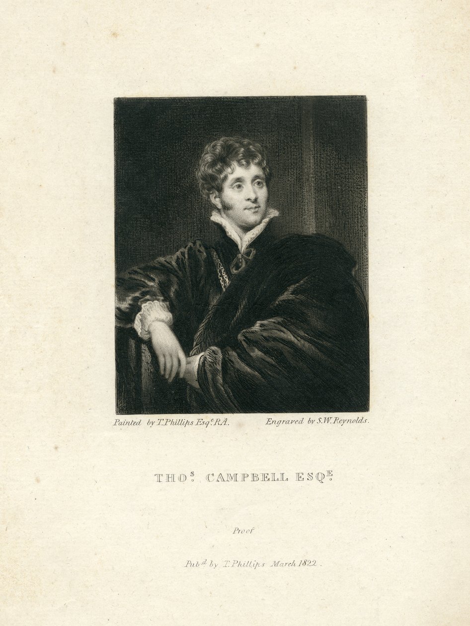 Thomas Campbell, 1818 de Samuel William I Reynolds