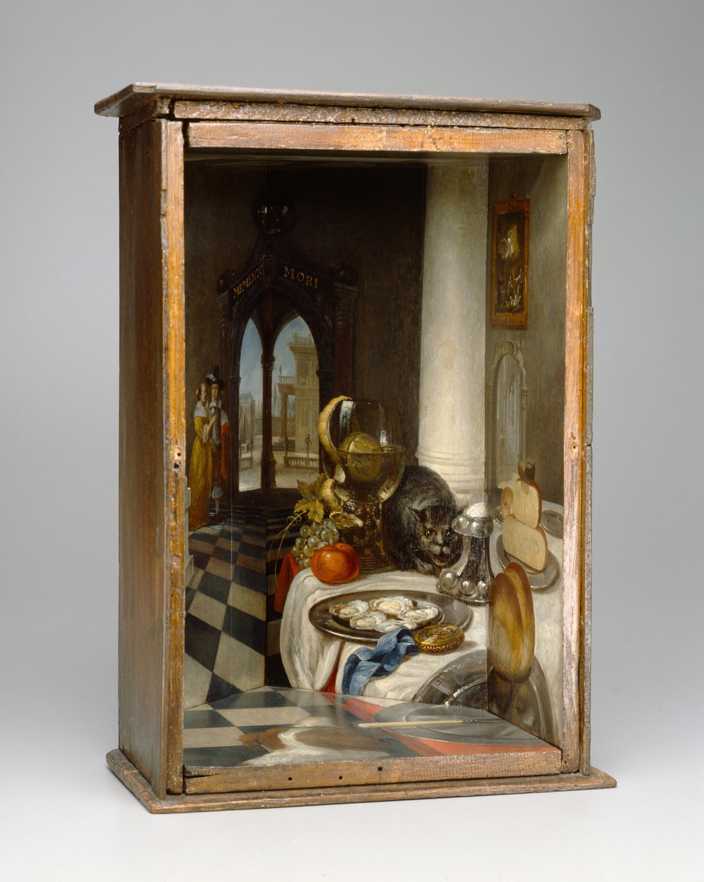 Caja de Perspectiva de un Interior Holandés, 1663 de Samuel van Hoogstraten