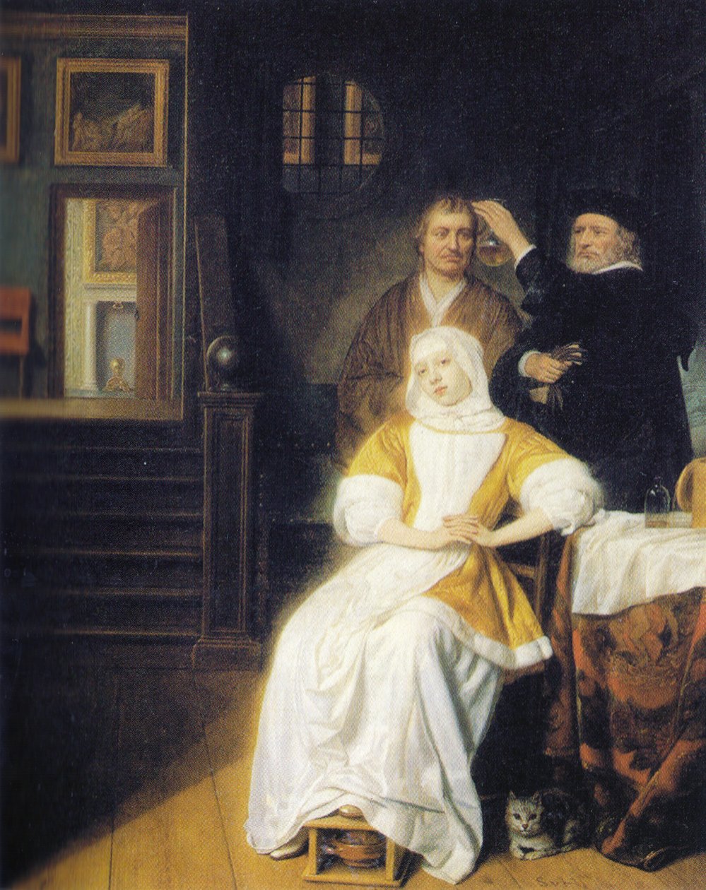 La dama anémica de Samuel van Hoogstraten