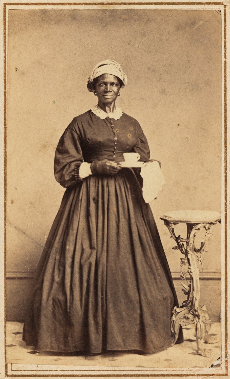 Retrato de mujer,1864-1865 (foto) de Samuel A. Thomas