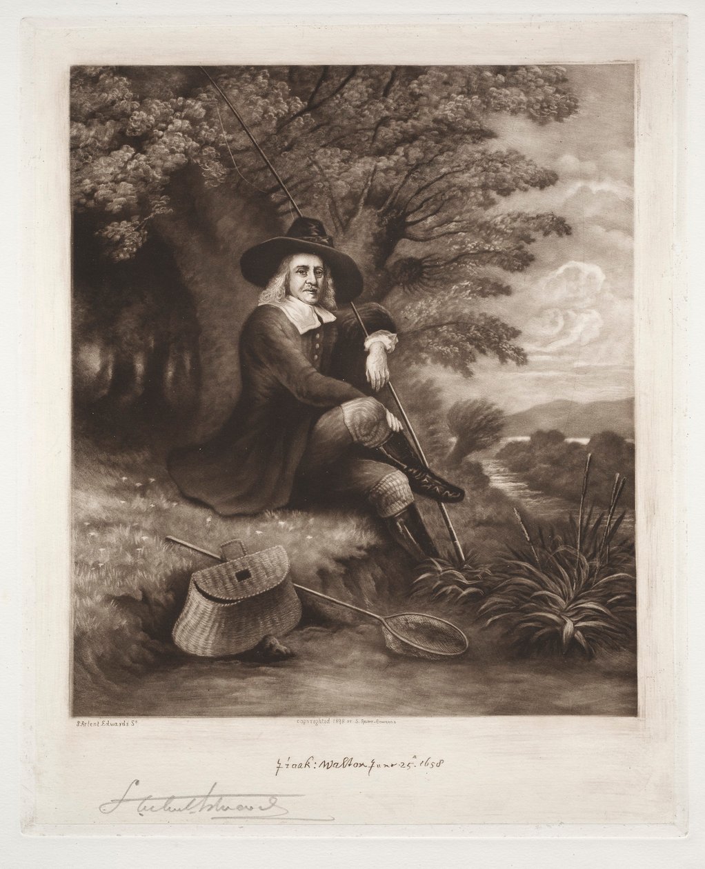 Izaak Walton, 1898 de Samuel Arlent Edwards