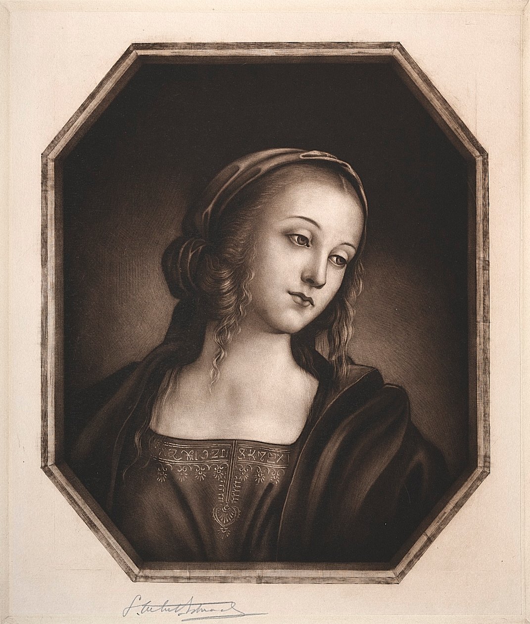 Madonna, siglos XIX-XX de Samuel Arlent Edwards
