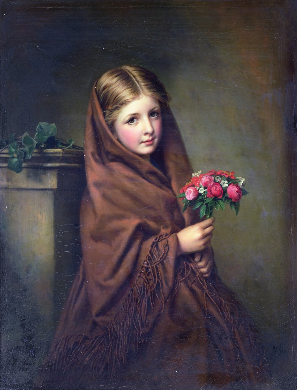 Una Vendedora de Flores de Londres de Samuel Baruch Halle