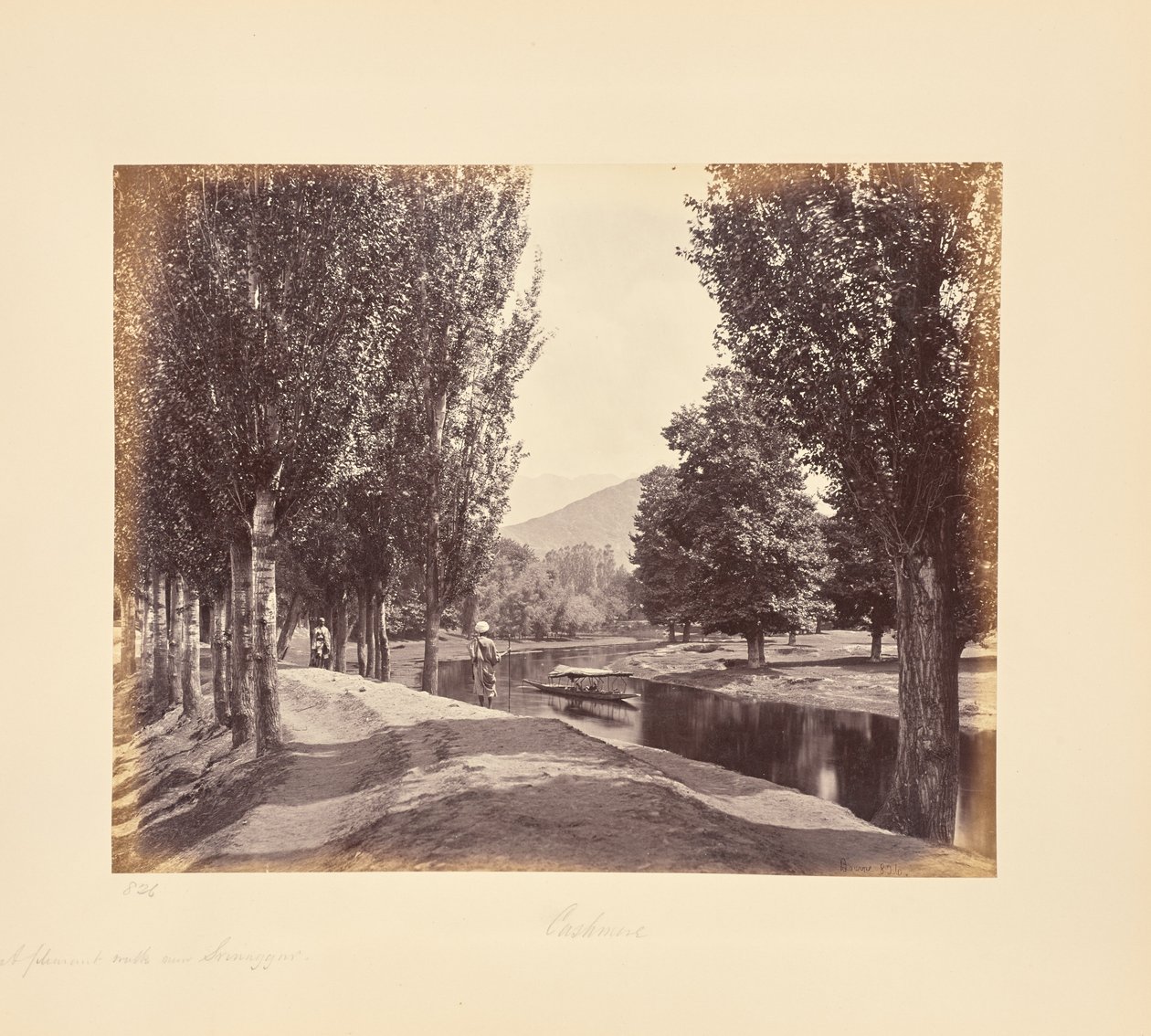 Un agradable paseo cerca de Srinagar de Samuel Bourne