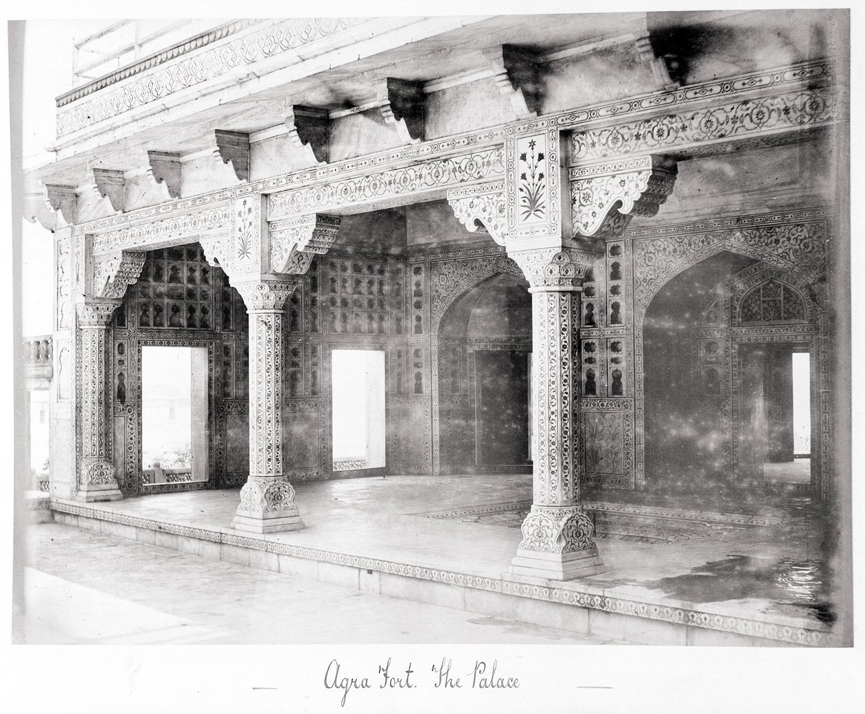 Fuerte de Agra, el palacio de Samuel Bourne