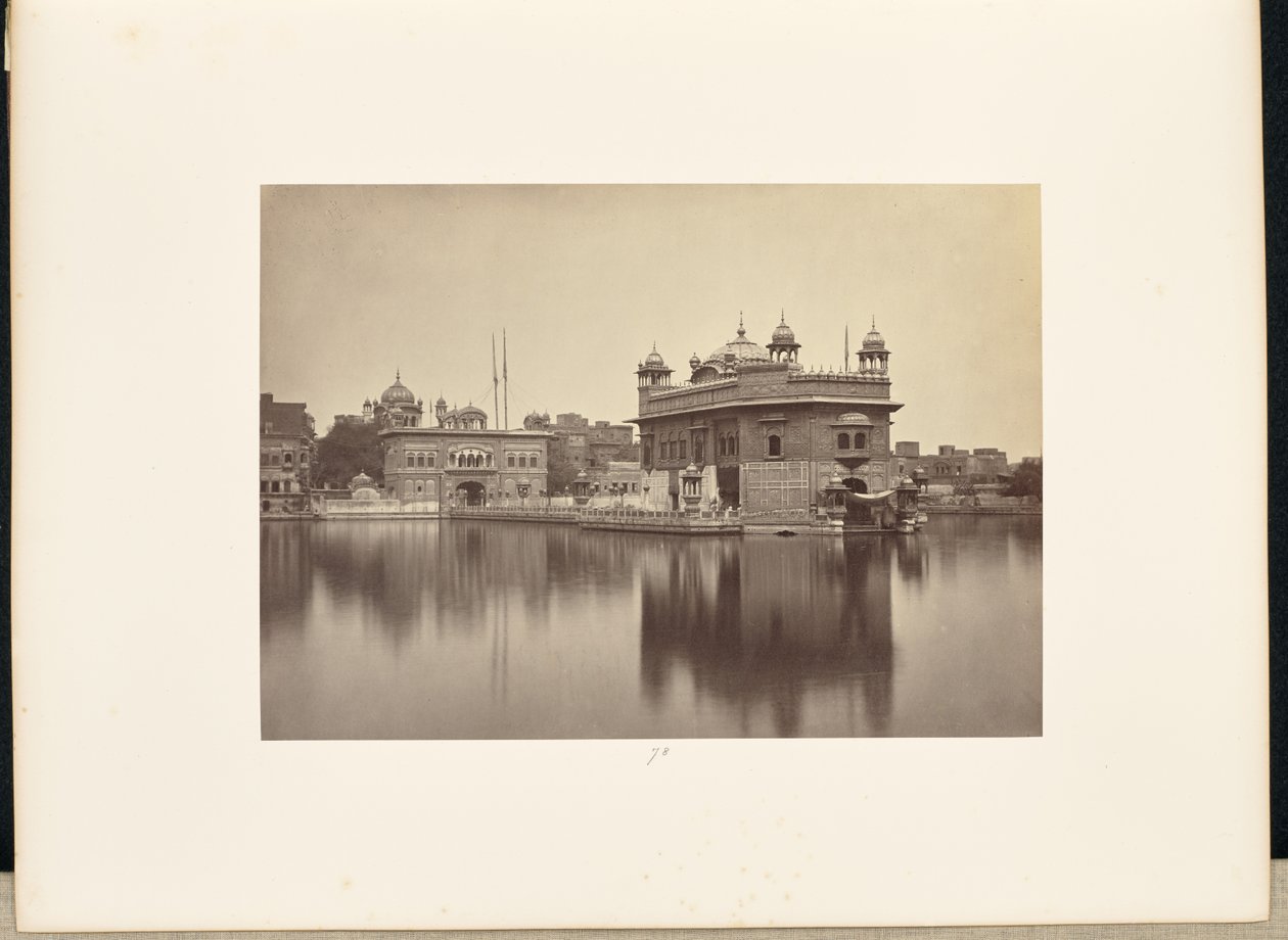 Amritsar; el Templo Dorado de Samuel Bourne